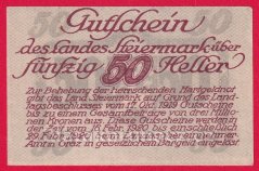 Steiermark - 50 haléřů - 1920