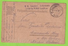 Rakousko-Uhersko - Razítko K.k.Landst.Arbeiter.Abtig.No202/Lst31