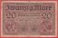 Německo - 20 mark 20.2.1918 - série F