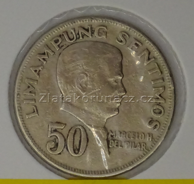 Filipíny - 50 sentimos 1972