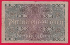 Rakousko - 10 000 Kronen/1 schilling 1924 II. vydání