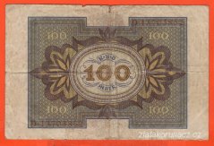 Německo - 100 Mark 1.11.1920 - série D - H