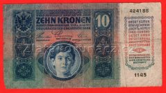 10 K 2.1. 1915 - kolkovaná-č.1145