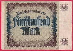Německo - 5000 mark 2.12.1922 - série F - HA