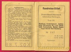 Německo - zpáteční jízdenka - Německo-Dánsko-Švédsko-Norsko
