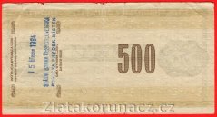 Polsko - 500 Zlotych šek