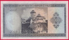 1000 Kčs b. l. 1945 BC - perf. vpravo nahoře