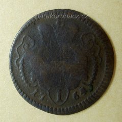 Fenik-1/4 krejcar 1764-varianta I.