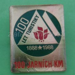 100 jarních km,100 let turistiky 1888-1988