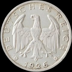 Německo- Výmar-1 marka-1926 A