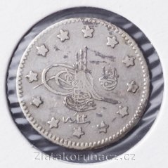 Turecko - 1 kurush 1293/22 (1896) - Abdul Hamid II.