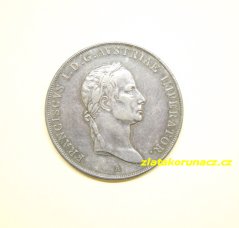 1 tolar konvenční 1831 A