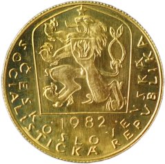 1 Dukát Karel IV. - 1982
