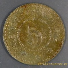 Německo - Weiden - 5 pfennig 1917