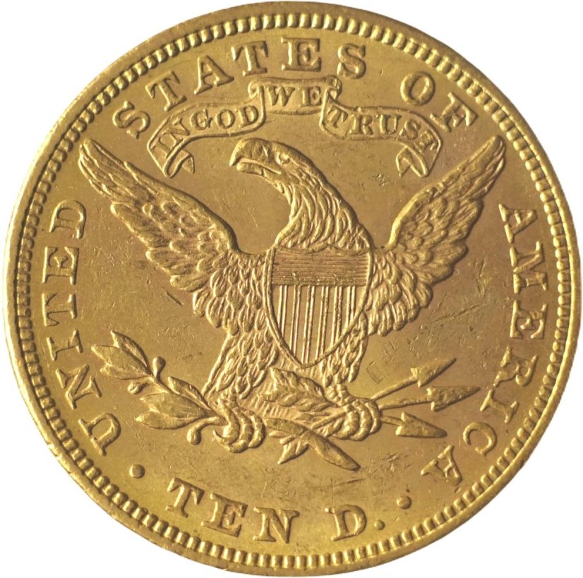 Zlatá mince Amerika - 10 Dollars 1881
