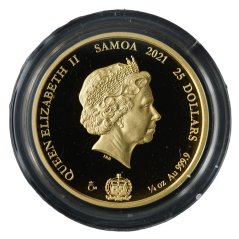 Zlatá mince - Samoa 25 Dollars 2021 - Jiří Lipták