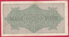 Německo - 1000 mark 15.9.1922 - série Qa-WM