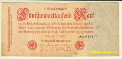 Německo - 500 000 Mark 25.7.1923 - série 48G