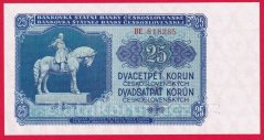 25 Kčs 1953 BE - ruský číslovač