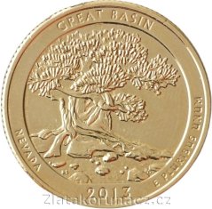 USA - Nevada - 1/4 dollar 2013 S zlacený