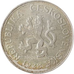 Pětikoruna - 5Kč 1928