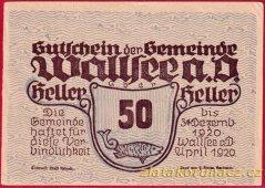 Wallsee - 50 haléřů - 1920