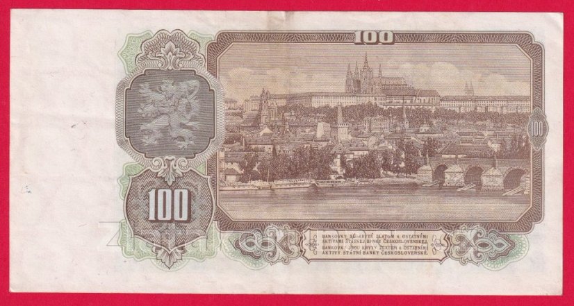 100 kčs 1953 AM-ruský číslovač