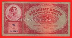 50 korun 1929 Yb
