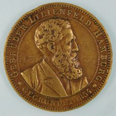 Německo - Bratři Lilienfeld Hamburg 1854