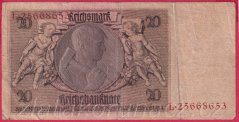 Německo - 20 Reichsmark 22.1.1929 - série L-Z- 8 m.č.