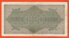 Německo - 1000 mark 15.9.1922 - série G-GD