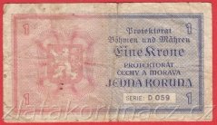 1 koruna 1940 D 059