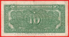 10 Kčs b.l. 1945 RR