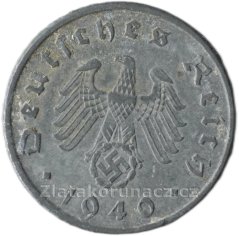 Německo - 5 Reichspfennig 1940 F