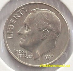 USA - 1 dime 1987 P