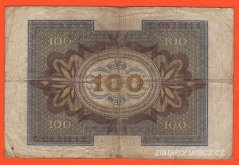 Německo - 100 Mark 1.11.1920 - série C - C