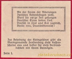 Senftenberg - 10 haléřů - 1920 - série I.