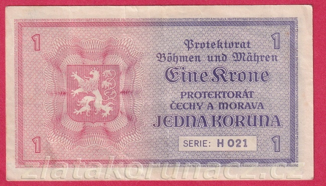 1 Koruna 1940 H 021