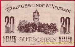 Wiener Neustadt - 20 haléřů - 1920