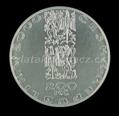 2001-200Kč -  Počátek nového tisíciletí Proof