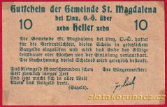 St. Magdalena - 10 haléřů - 1920