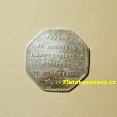 Francie - Žeton pana Dangar Villiers