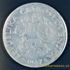 1 koruna 1947 hliník - novoražba