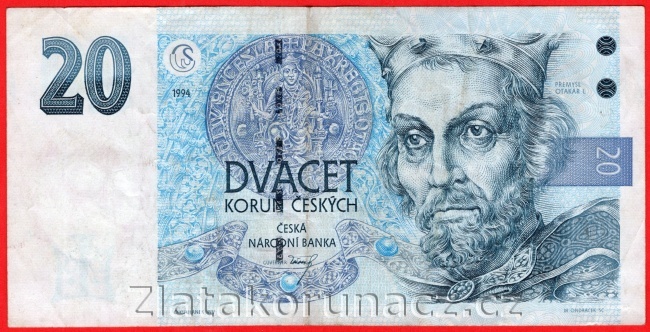 Česká republika - 20 Korun 1994 B-23