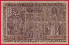 Německo - 20 mark 20.2.1918 - série G