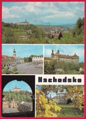 Náchod - pohled na město se zámkem