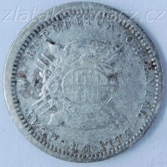 Uruguay - 10 centesimos 1877 A