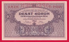 10 korun 1927 s. N 178