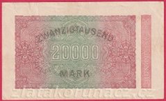Německo - 20.000 mark 20.2.1923 - série I-WW