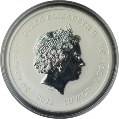Simpson - Seasons Greetings- 1 Dollar Tuvalu 2022